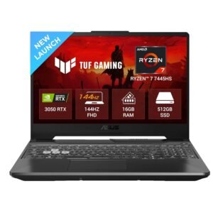 ASUS TUF A15 (2025), AMD Ryzen 7 7445HS, Gaming Laptop RTX 3050,75W